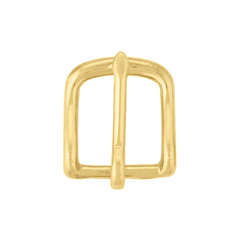 12 Solid Brass Belt Buckle – Heavy-Duty Brass Buckle for Leather Straps