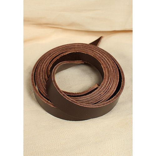 Belt Strap Full-Grain Leather 24 mm Dark Brown