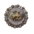 AJ Tack Bucking Bronc Rider Berry Concho